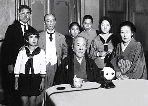 渋沢栄一の最晩年。1931年9月6日撮影